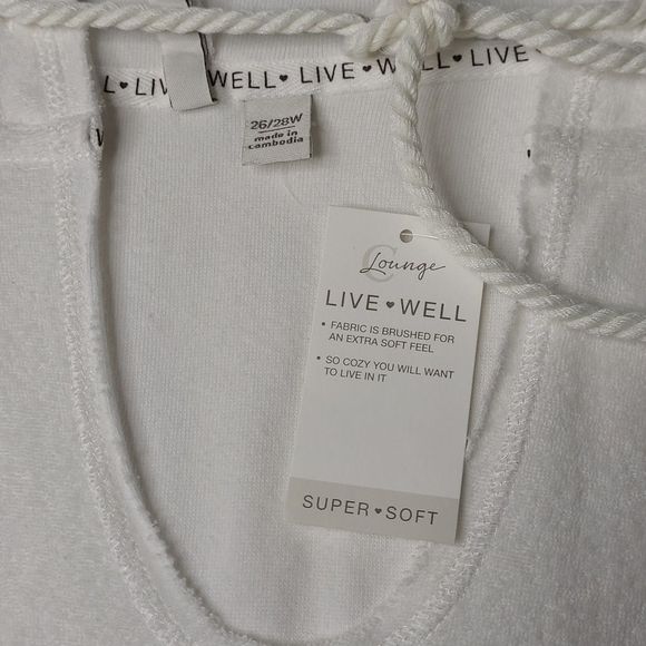 Lounge Live Well sweatshirt cropped hoodie NWT - Picture 6 of 8